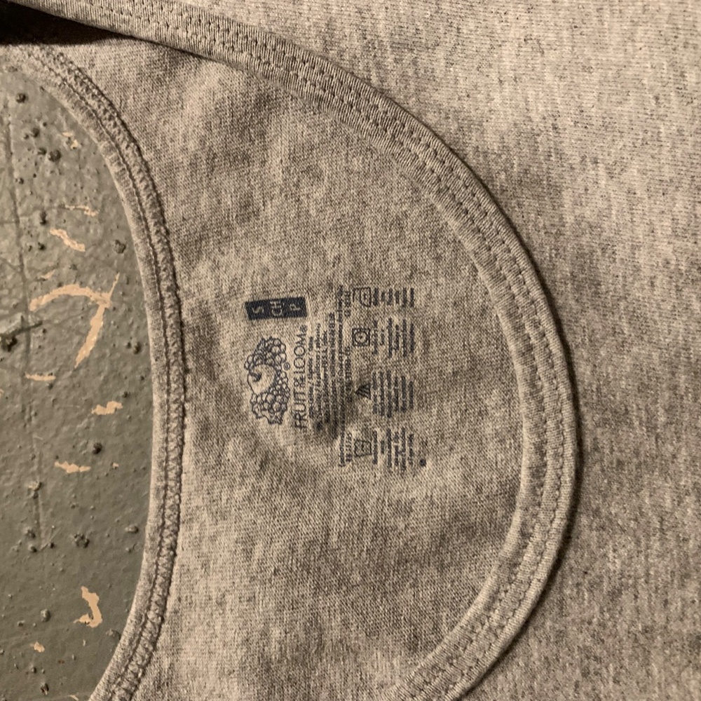 Gray Cotton Tank Top Wife Beater Underwear. Great for gym, work, running. - Picture 7 of 9